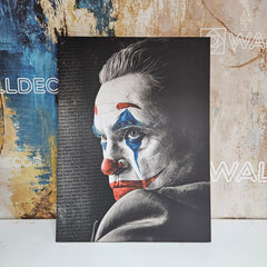 Tablou canvas JOKER inspirat din filmul cu Joaquin Phoenix abstract modern decoratiuni arena biroul tau poster film panza pe rama lemn
