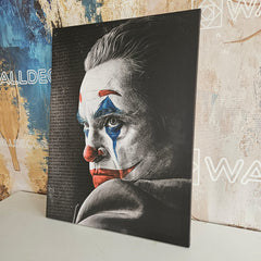 Tablou canvas JOKER inspirat din filmul cu Joaquin Phoenix abstract modern decoratiuni arena biroul tau poster film panza pe rama lemn