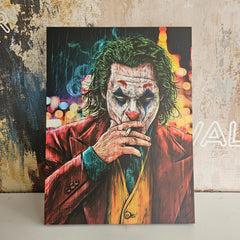 Tablou Canvas Joker Pictura Motivațională în Ulei Abstract Modern Design Interior Living sau Birou Ramă Lemn de Calitate Superioară Walldecor