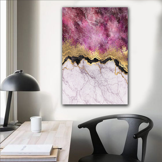 Tablou Canvas Marmură Roz Model Abstract, Desing Interior Modern DecorLiving sau Dormitor Panză Premium, Calitate Superioară Walldecor