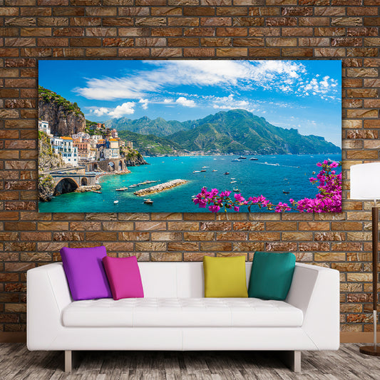 Tablou canvas peisaj coasta Italiei Amalfi