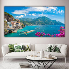 Tablou canvas peisaj coasta Italiei Amalfi