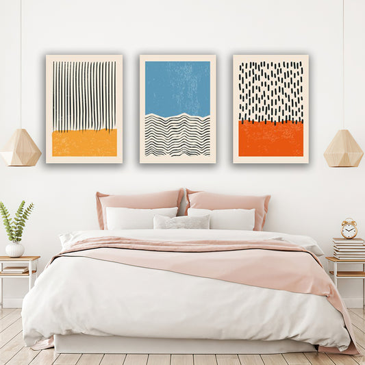 Set 3 tablouri canvas moderne minimaliste MODEL 33