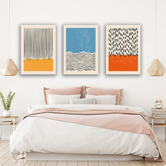 Set 3 tablouri canvas moderne minimaliste MODEL 33