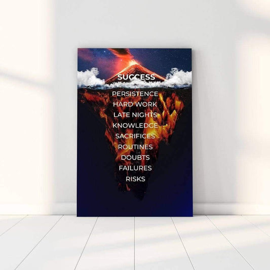 Tablou canvas motivational succes vulcan Volcano explosion