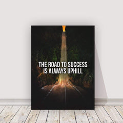 Tablou canvas motivational road to success Succes is aways uphill