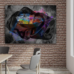 Tablou canvas decor bani Money bag