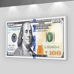 Tablou canvas 100 dolari One hundred dollars