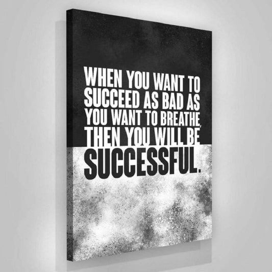 As bad as you want to breathe test