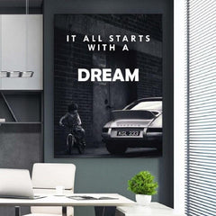 Tablou canvas citat motivational One dream