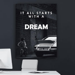 Tablou canvas citat motivational One dream