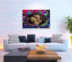 Tablou canvas graffiti bani Dollar bag