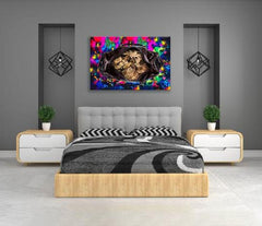 Tablou canvas graffiti bani Dollar bag