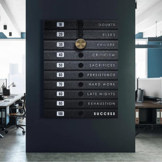 Tablou canvas succes motivatie The weight of success