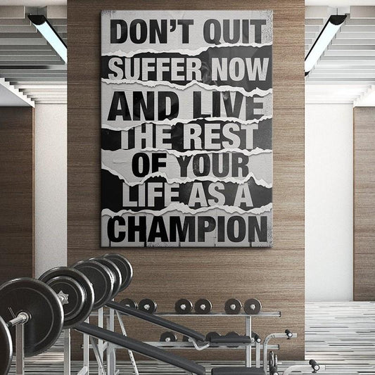 Don't quit Muhammad Ali