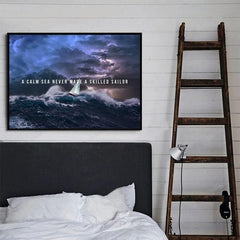 Tablou canvas motivational sailor Skilled saylor