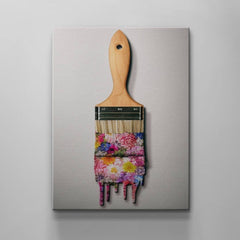 Tablou canvas arta florilor FLOWER BRUSH