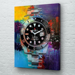Tablou canvas rolex motivational King of time