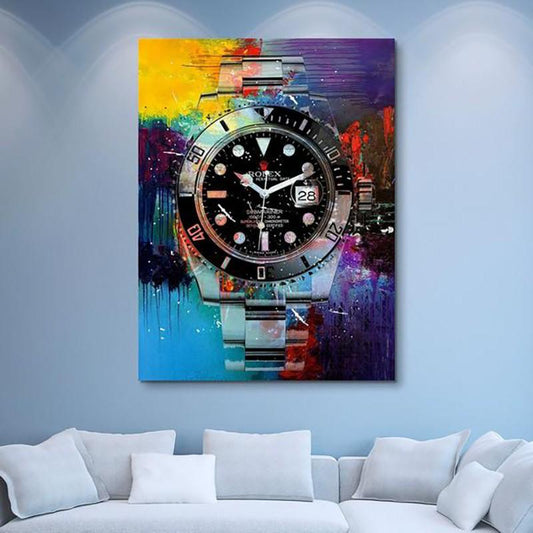 Tablou canvas rolex motivational King of time