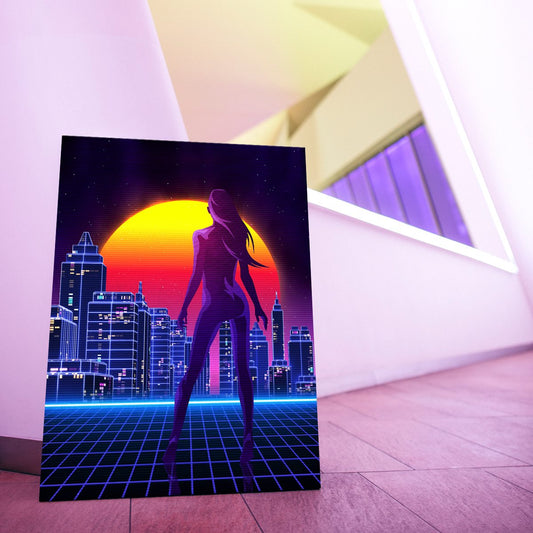 Tablou canvas NEON WOMAN