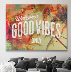 Tablou canvas Good Vibes Only
