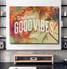 Tablou canvas Good Vibes Only