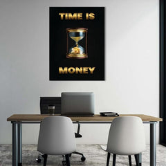 Tablou canvas Time is money