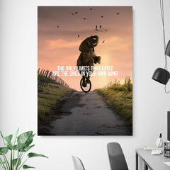 Tablou canvas motivational limit Elephants limits