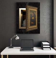 Tablou canvas 3d Money Lisa safe