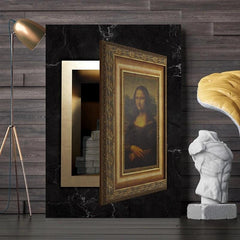 Tablou canvas 3d Money Lisa safe