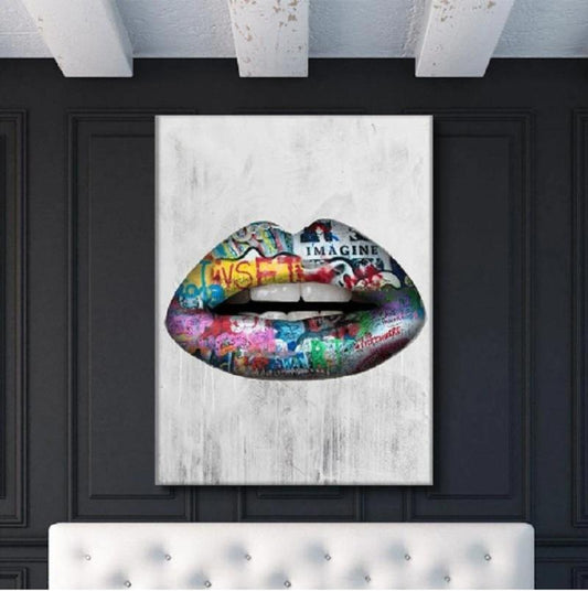 Grafitty lips