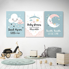 Set tablouri canvas camere copii SWEET DREAMS