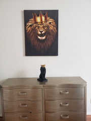 Tablou canvas motivational King leo