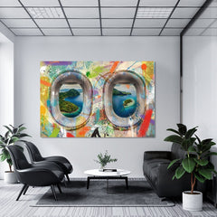 Tablou canvas GRAFFITI PLANE - INDONESIA