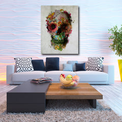 Tablou canvas FLORAL SKULL