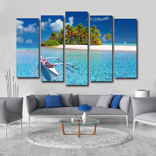 Tablou multicanvas insula exotica ocean pacific EXOTIC ISLAND