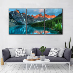 Tablou multicanvas peisaj munte COLORFUL MOUNTAIN