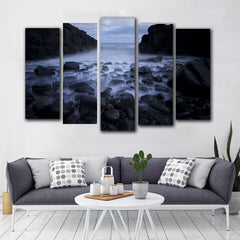 Tablou multicanvas pietre in rau CLEAN ROCKS