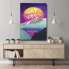 Tablou canvas GOOD VIBES
