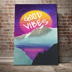 Tablou canvas GOOD VIBES