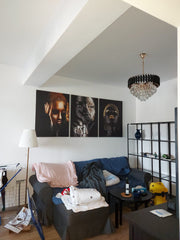 Set tablouri canvas femei africane black and gold AFRICAN ART WOMAN