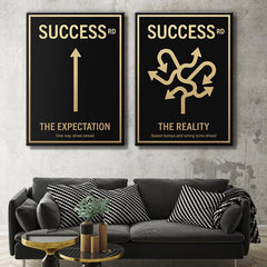 Tablou canvas Road to success bundle
