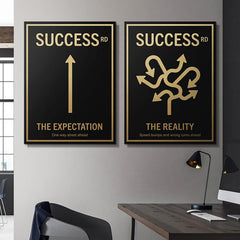 Tablou canvas Road to success bundle