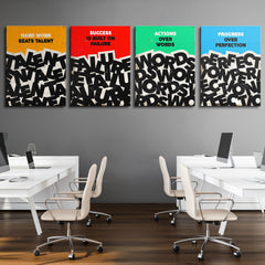 Tablouri canvas citate office foundation bundle