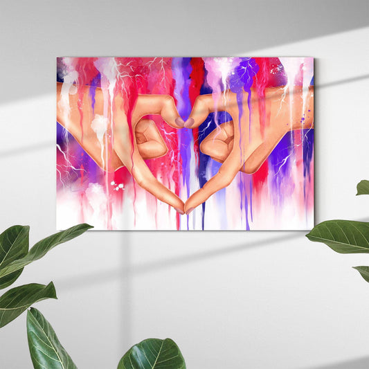 Tablou canvas HEART HANDS