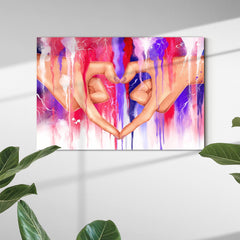 Tablou canvas HEART HANDS
