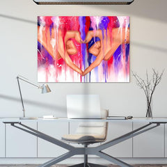 Tablou canvas HEART HANDS