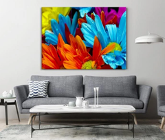 Tablou canvas flori macro COLORFUL ATTRACTIVE FLOWER