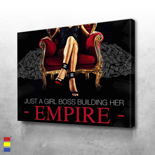 Tablou canvas motivational girl boss Girl boss