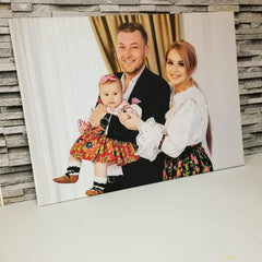 Tablou personalizat canvas la comanda cu poza ta panza si rama de lemn fabricat in romania cadoul ideal familie si prieteni
